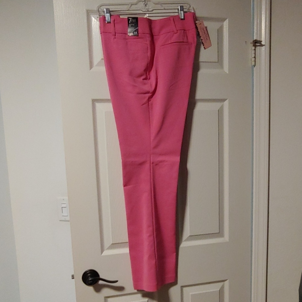 Pink dress pants